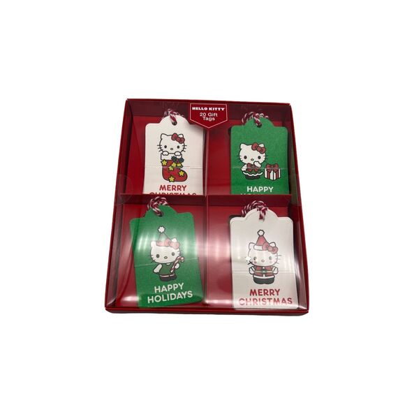 Hello Kitty Christmas Gift Tags 20 Count - Picture 1 of 2